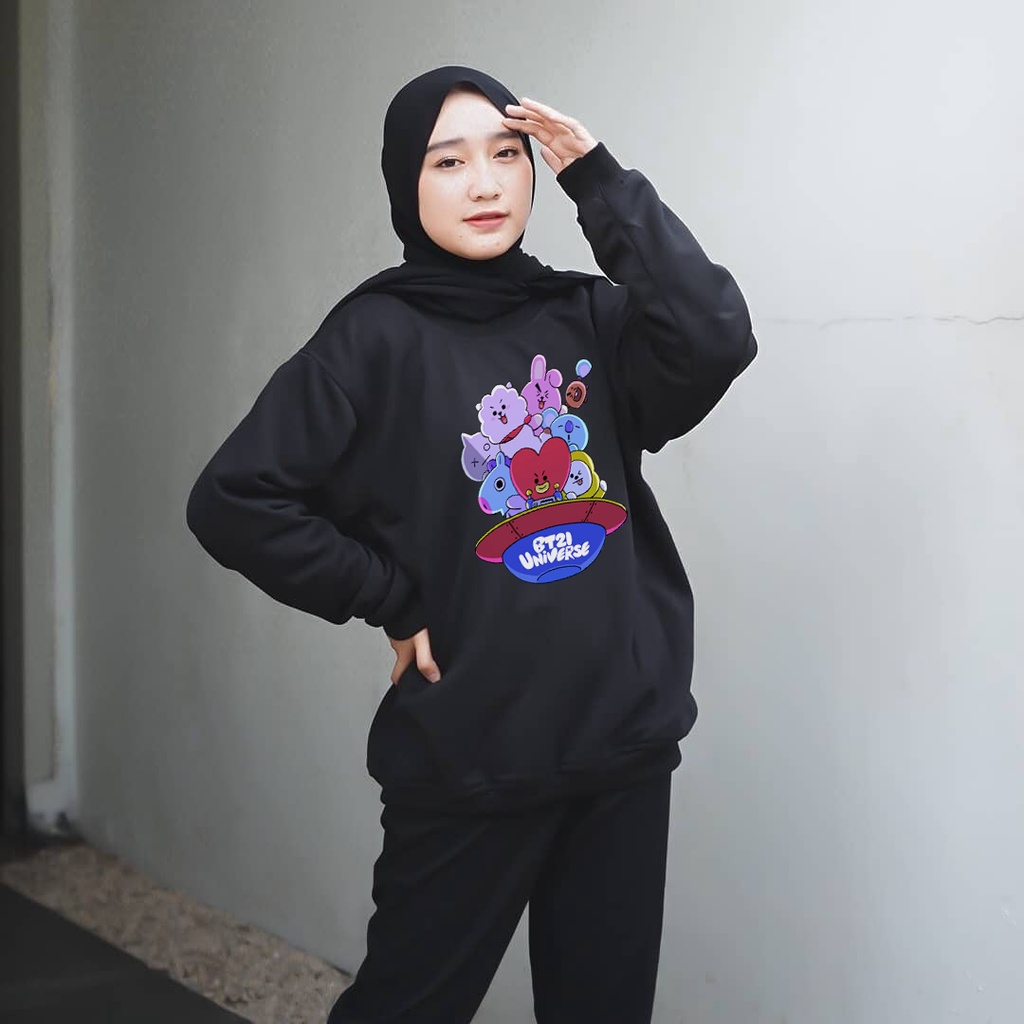 🅳🅵 Sweater BT21 Universe Korea Style | Dhea Fashion