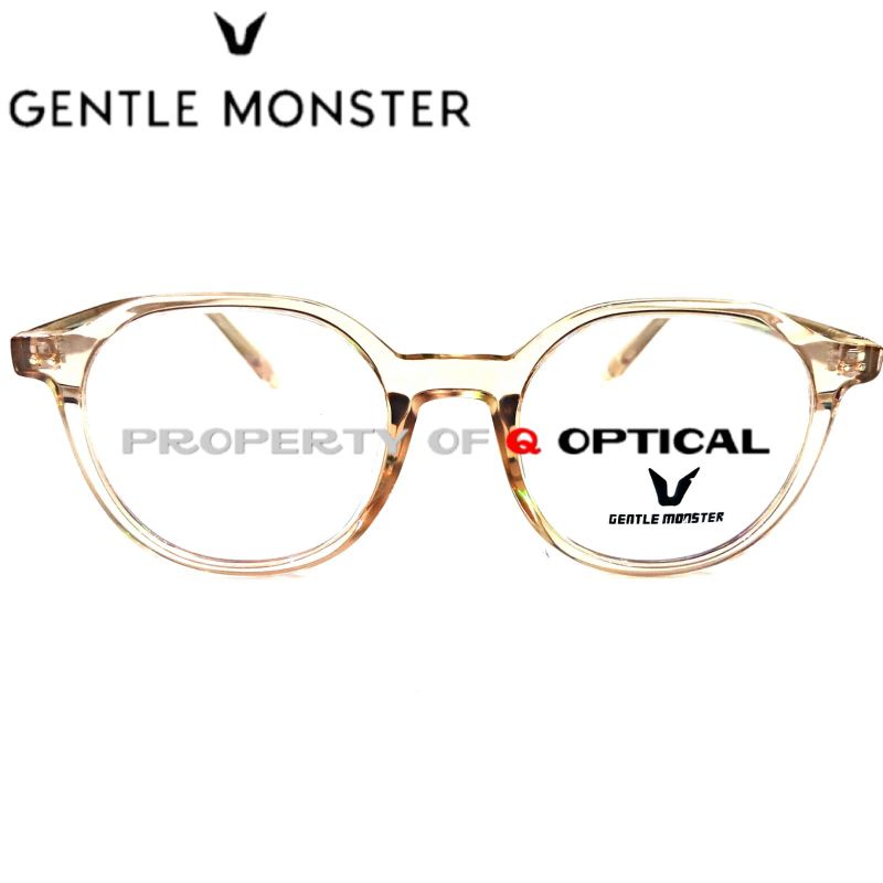 Kacamata Frame Pria Dan Wanita Gentle Monster G2816-C6 Brown Transparant Model Elegan
