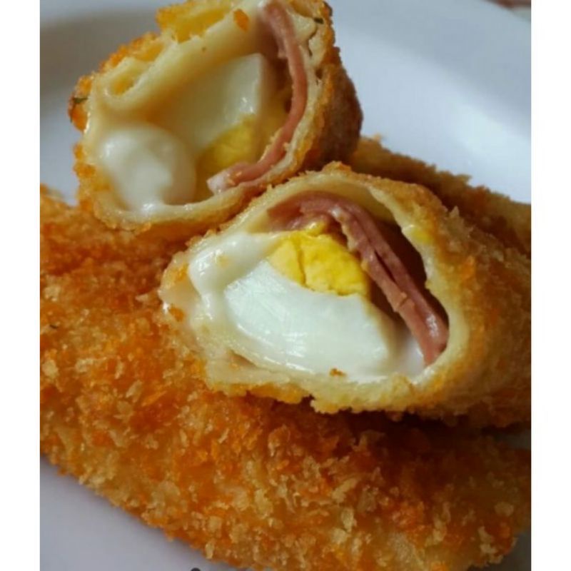 

risoles mayo telur sosis homemade ( khusus instant) rasa nggausah diragukan sobatt