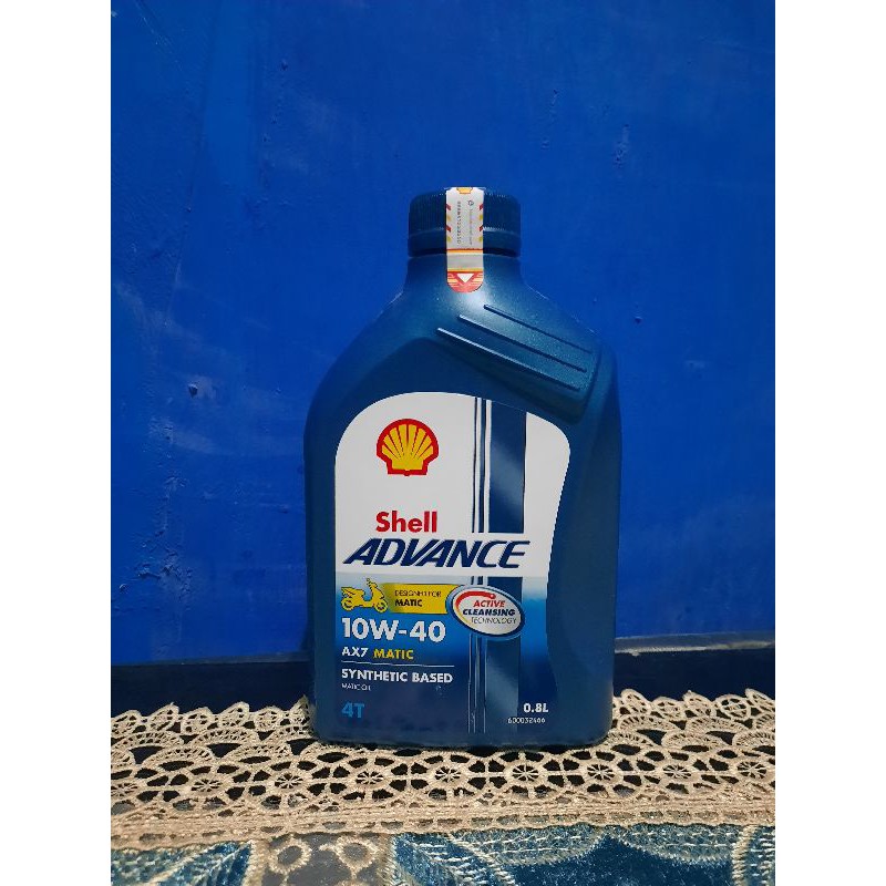 Oli shell AX7 10W-40 (MOTOR MATIC,YAMAHA,HONDA,SUZUKI)