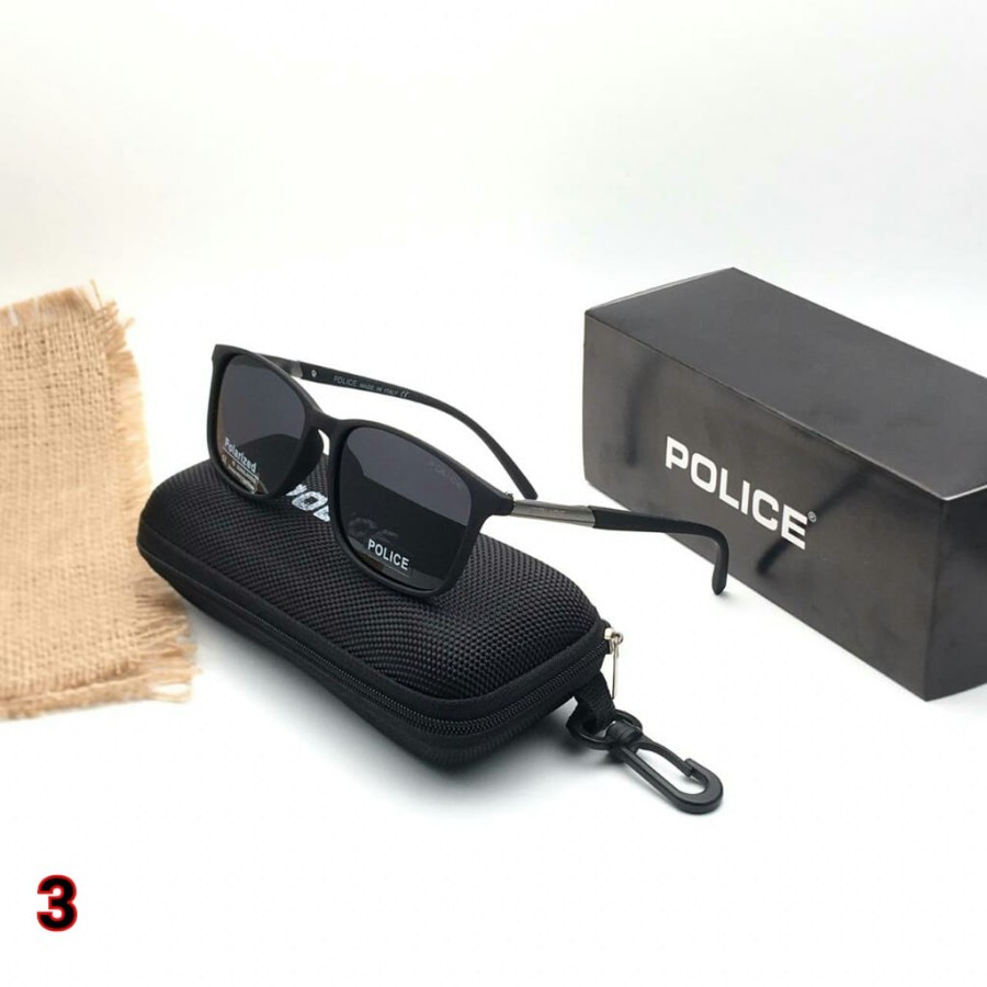 Kacamata Hitam Sunglasses Pria Police Anti Radiasi Polarized OY1216