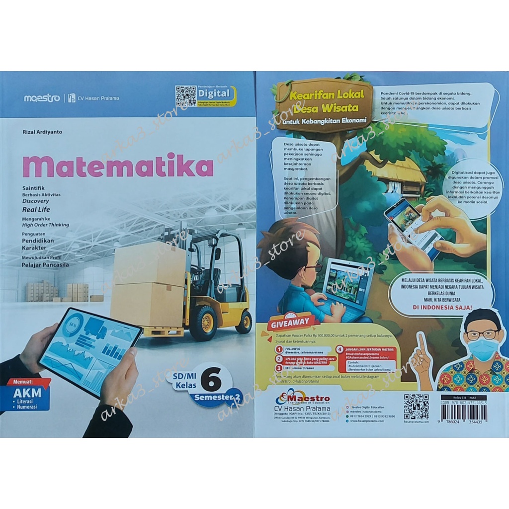 LKS Maestro Matematika Kls 6 SD/MI Semester 2