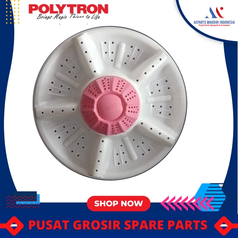 Pulsator Mesin Cuci Polytron/Sharp Mawar 32 CM As Gigi 10 Original