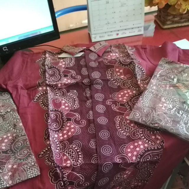 Harga Promo!! Kemeja Pria Batik Motif Banyamuk Dan Sekar Jagad