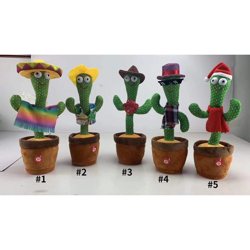 Jual Dancing Cactus Singing Cactus Toy 