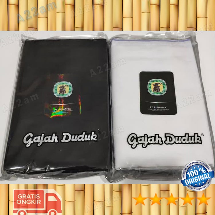 Sarung Tenun G24-0 Gajah Duduk Dewasa Original Polos