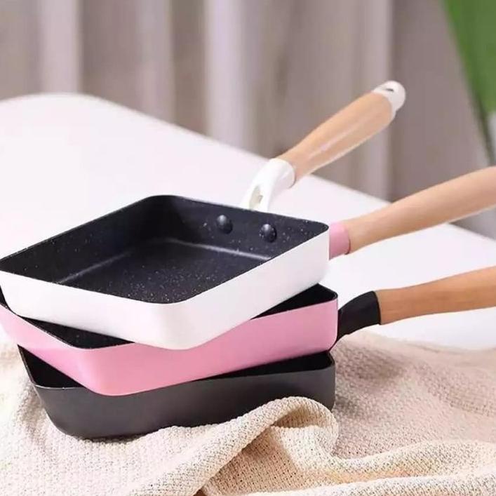 Omlette Pan || Marble Ceramic Pan Wajan Telur Ceramic Omlette Pan Wajan