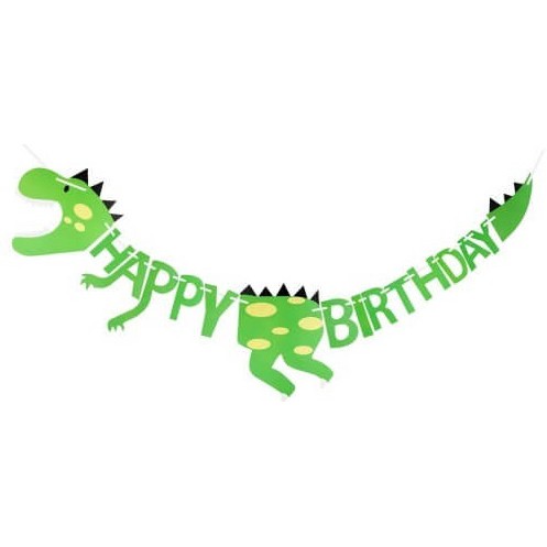 glinkshopBanner Happy Birthday Dinosaurus Banner Dino Happy Birthday Mystyle Banner Ulang Tahun Dino