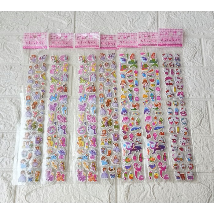 

Stiker Anak Timbul 3D Panjang Motif Karakter RANDOM - Raja Mainan Murah