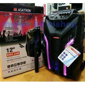 Dijual SPEAKER PORTABLE ASATRON HT 8879 UKM NEW 12 INCHI Berkualitas