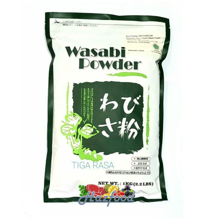 

Wasabi Powder Halal | Wasabi Bubuk Halal - 1 Kg