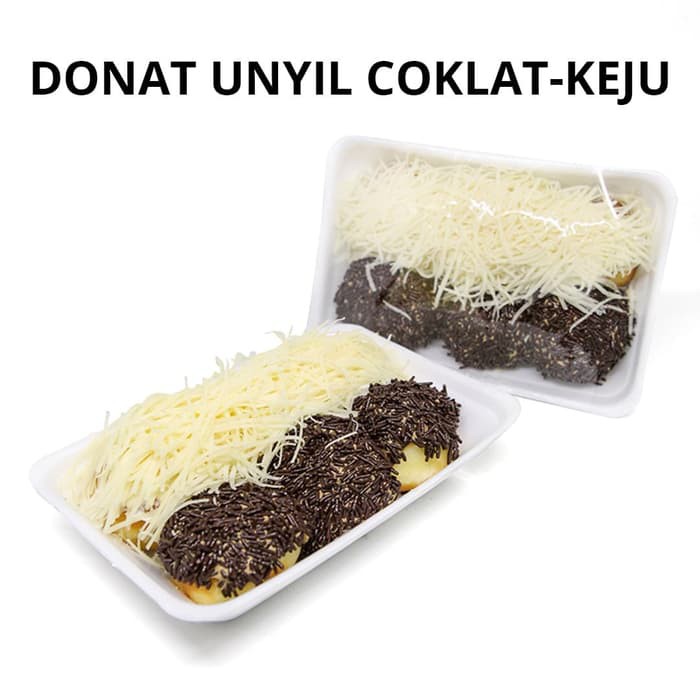 

Donat Unyil Coklat Keju (isi 6) | Meses Coklat Keju