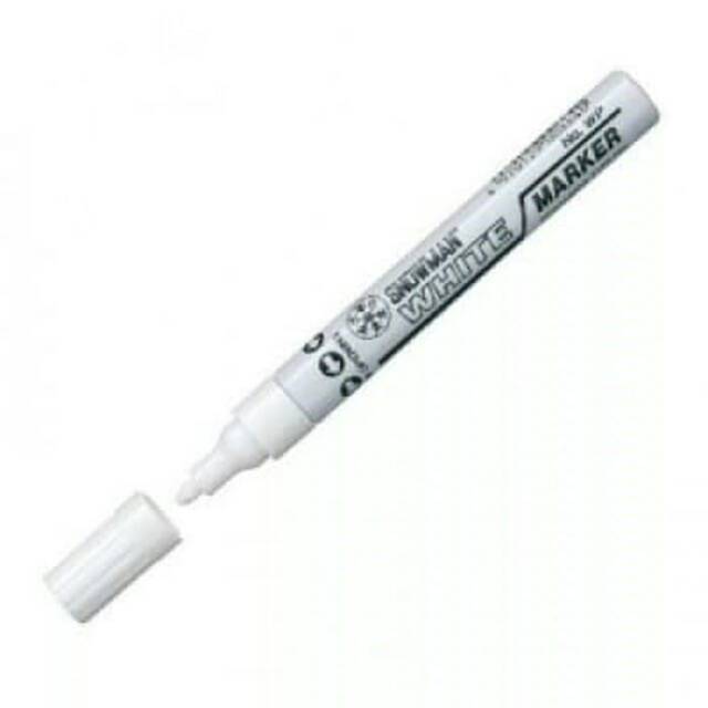 

Spidol Putih Snowman Paint Marker White Permanent WP-12 ORIGINAL