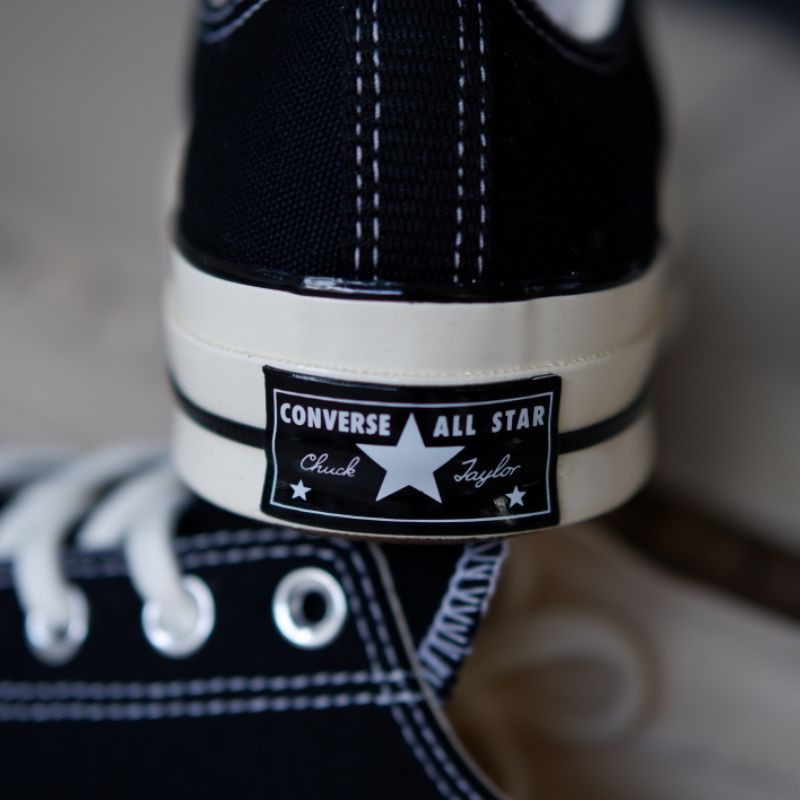 Converse Chuck Taylor 70s Ox Black Egret Resmi MAP / 1970s / CT 70