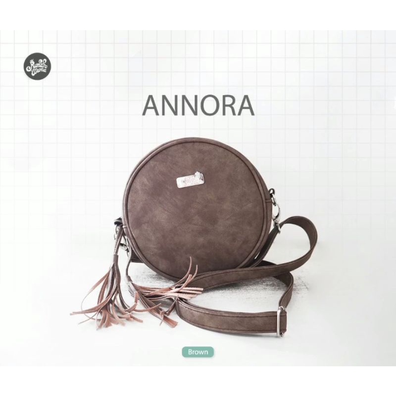 Tas Selempang Annora Premi Coklat Rumah Warna