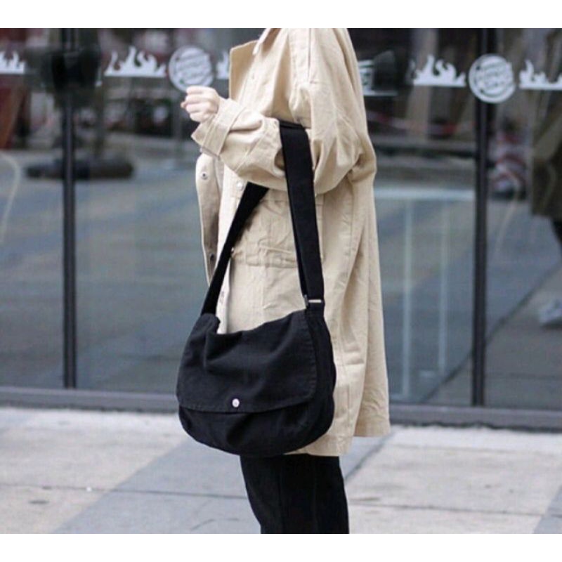 TAS SLEMPANG CANVAS UNISEX CLASSIC/TOTE BAG/SLING BAG PRIA/WANITA