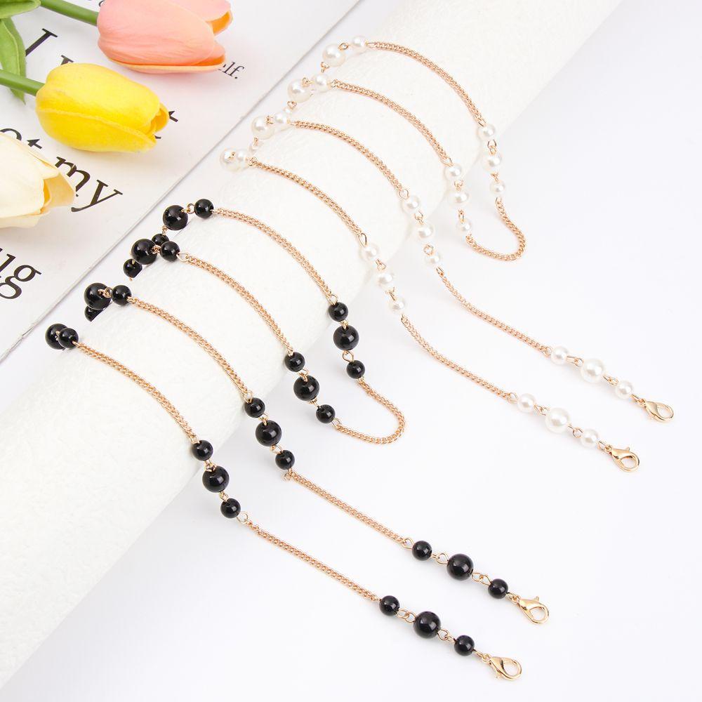 R-FLOWER Rantai Kacamata Fashion Mutiara Adjustable Sunglasses Lanyards