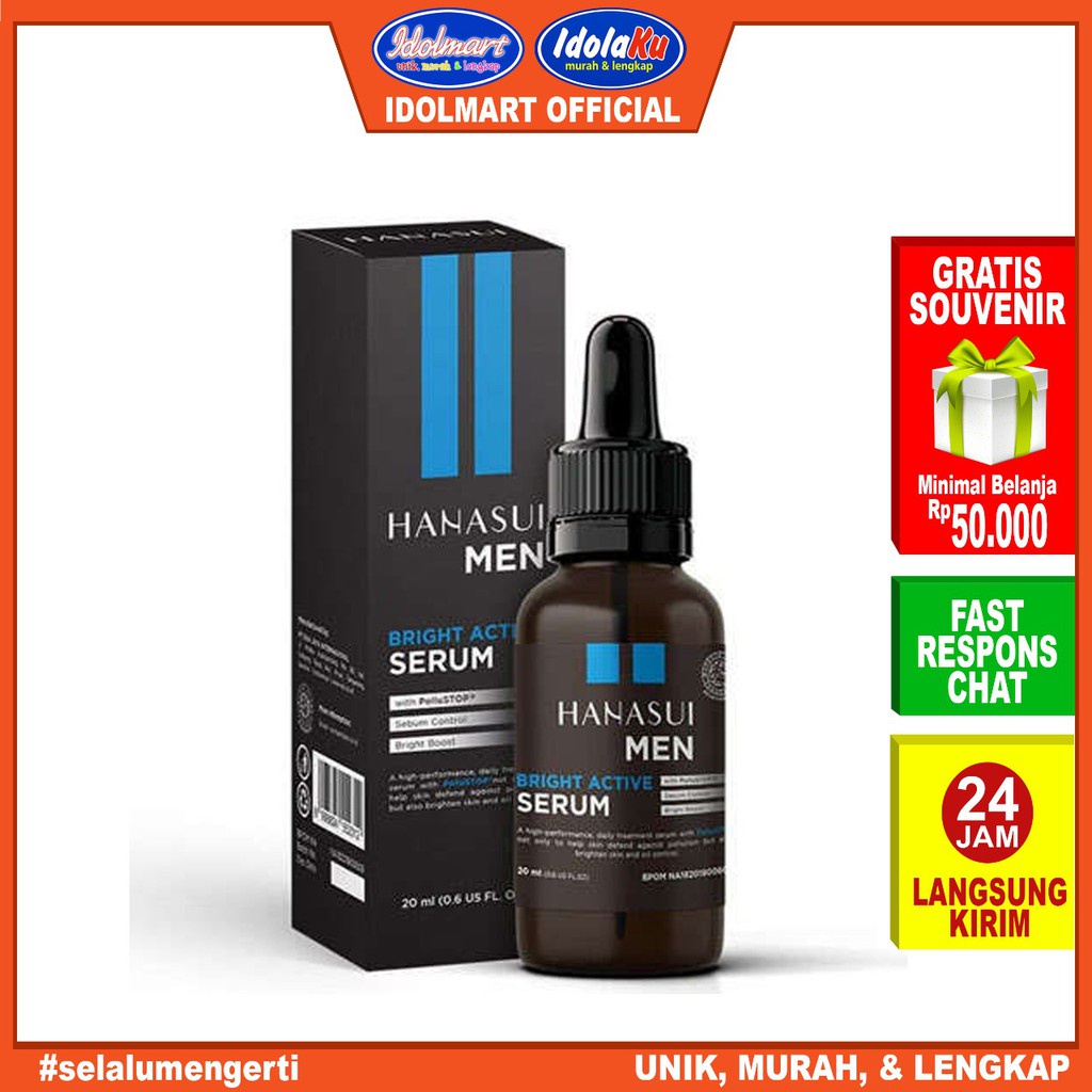 IDOLAKU Hanasui Men Bright Active Serum