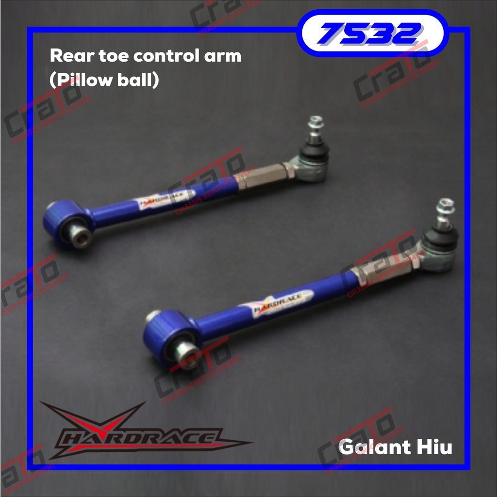 Aksesoris Stabiliser Hardrace - 7532 - Rear toe control arm (Pillow ball) - Galant Hiu 98+