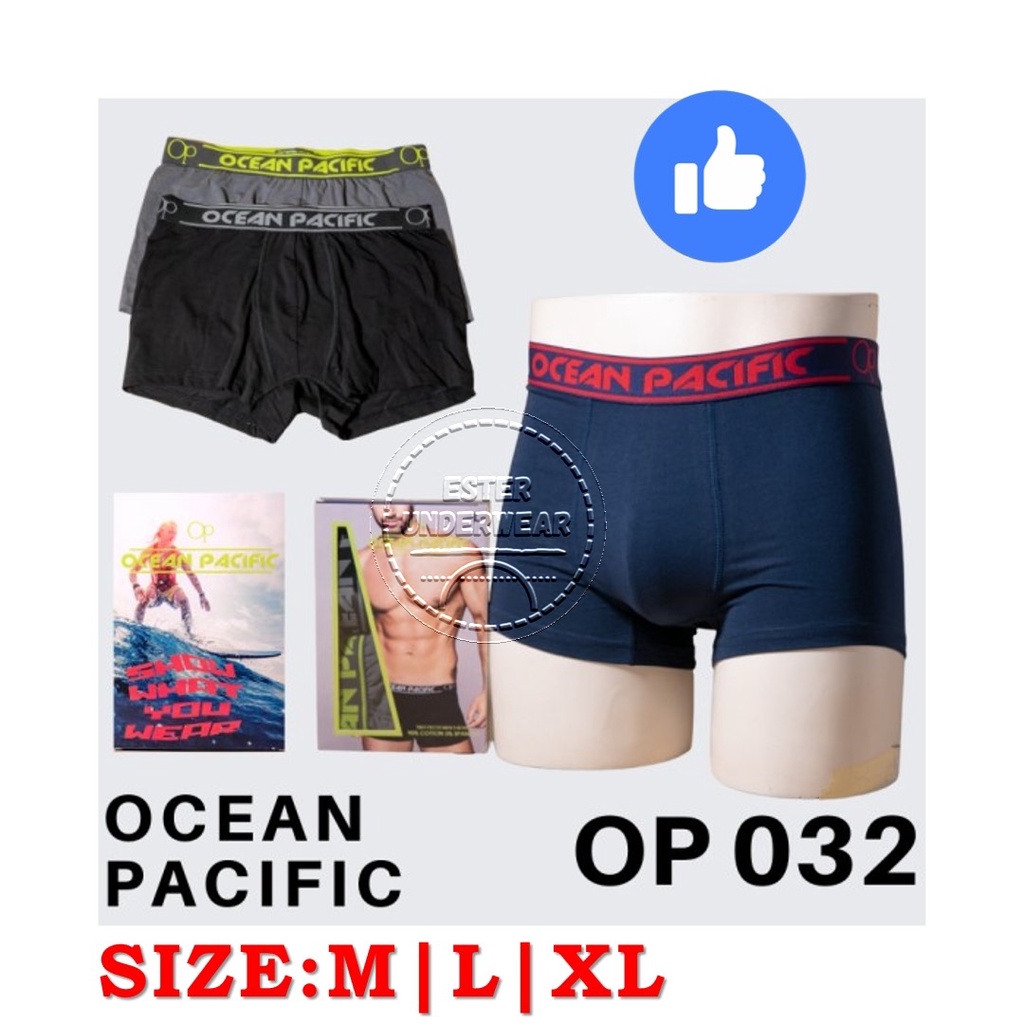 Celana Boxer Pria Ocean Pacific OP 032 isi 2 Pcs/Pack