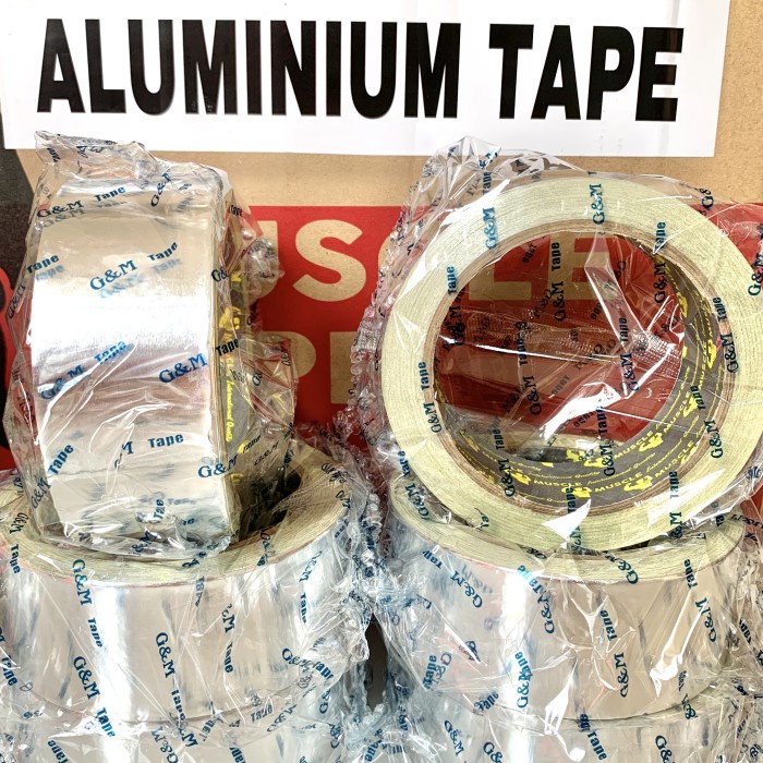 

Aman Lakban Aluminium Foil Tape Tahan Panas & Air ( 40 Mm X 19 Mtr) Murah