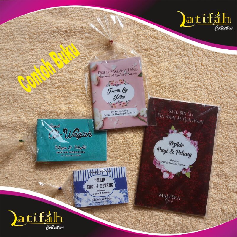 

Sampel Souvenir Buku Islami