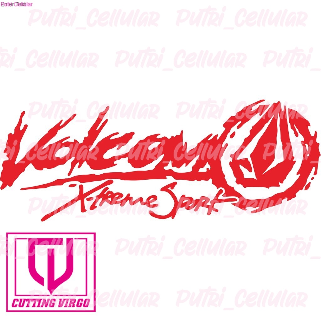 

Cutting sticker motor dan mobil Volcom B 7429