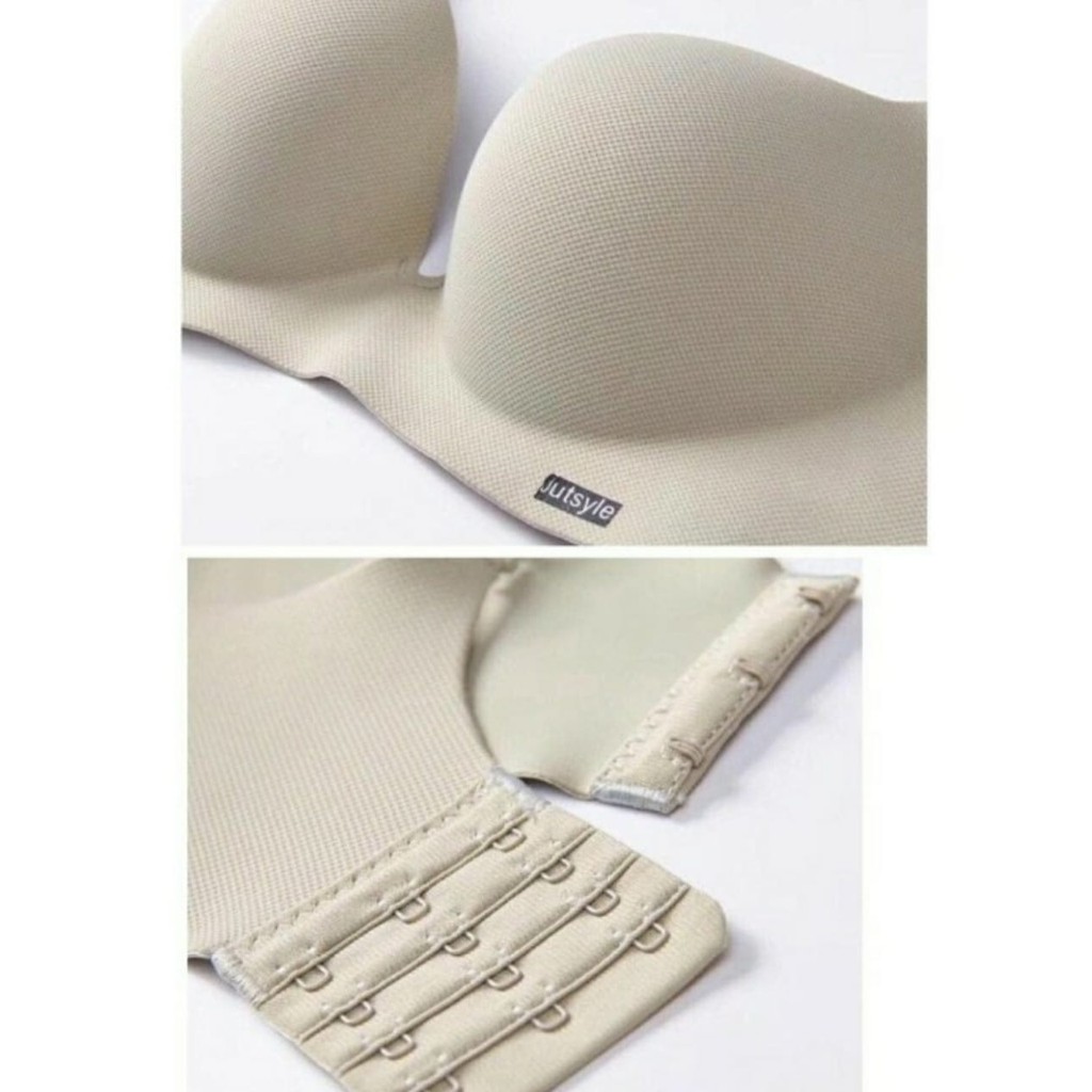 JUTSYLE PUSH UP SEAMLESS CUP BRA BH TANPA KAWAT HIGH QUALITY