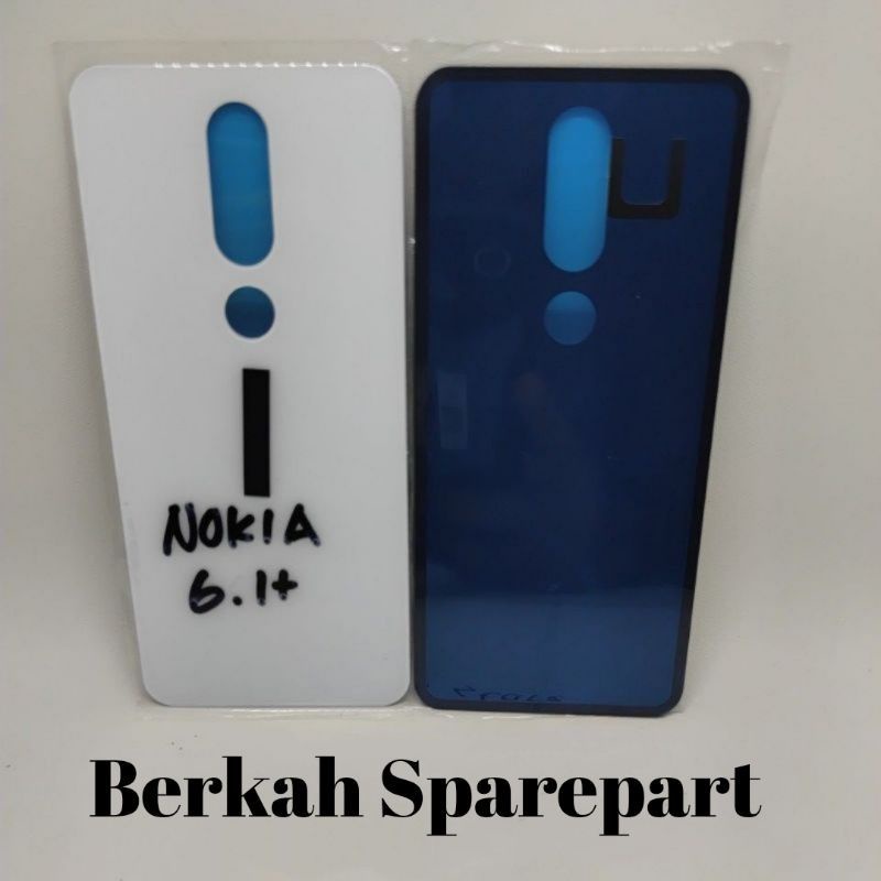 BACKDOOR BACK COVER TUTUP BELAKANG NOKIA 6.1 PLUS