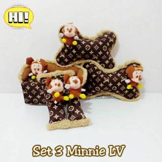 Set bantal headrest sandaran kepala jok leher mobil mickey Set bantal headrest sandaran kepala jok leher mobil mickey