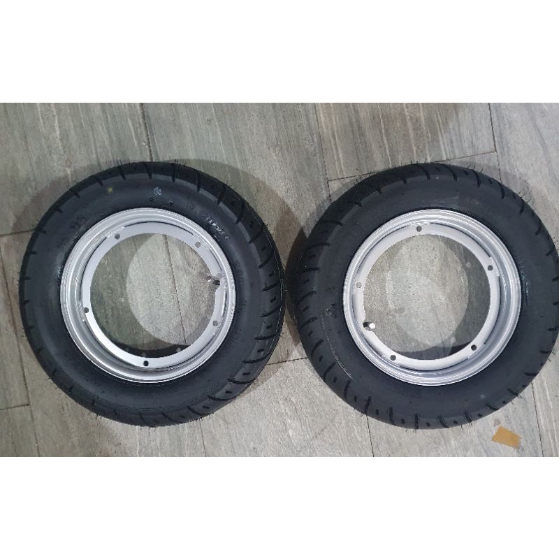 Paket Velg tubeless Vespa ring 10 & ban mizzle m09 murah