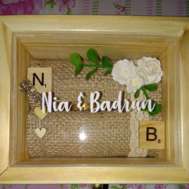 Kotak Cincin Kayu . Kotak Mahar . Kotak Perhiasan . Kotak Seserahan . Kotak Cincin Kayu