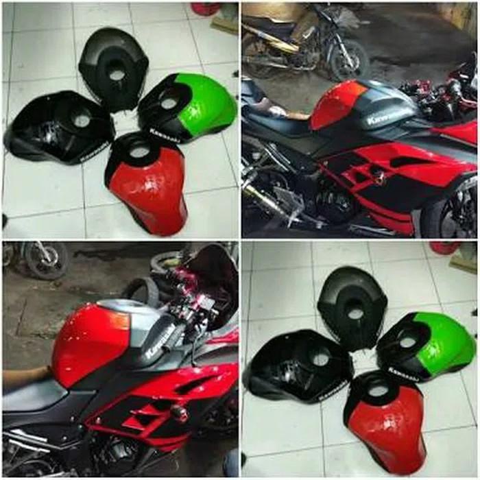 kondom / cover tangki ninja 250 fi ninja z250