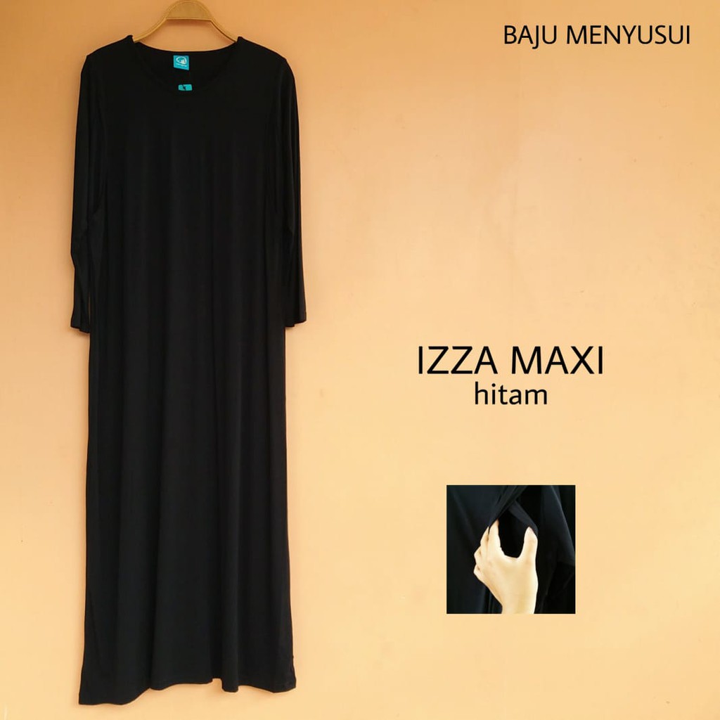 MAMIGAYA Baju Menyusui  IZZA  Maxi Dress Gamis Menyusui