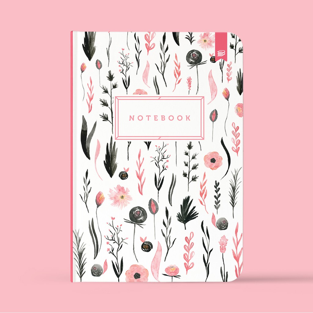 

Notebook Buku Tulis Catatan A5 A6 Hardcover by Buddybooks Flowery 15 Custom Notebook / Planner / Journal