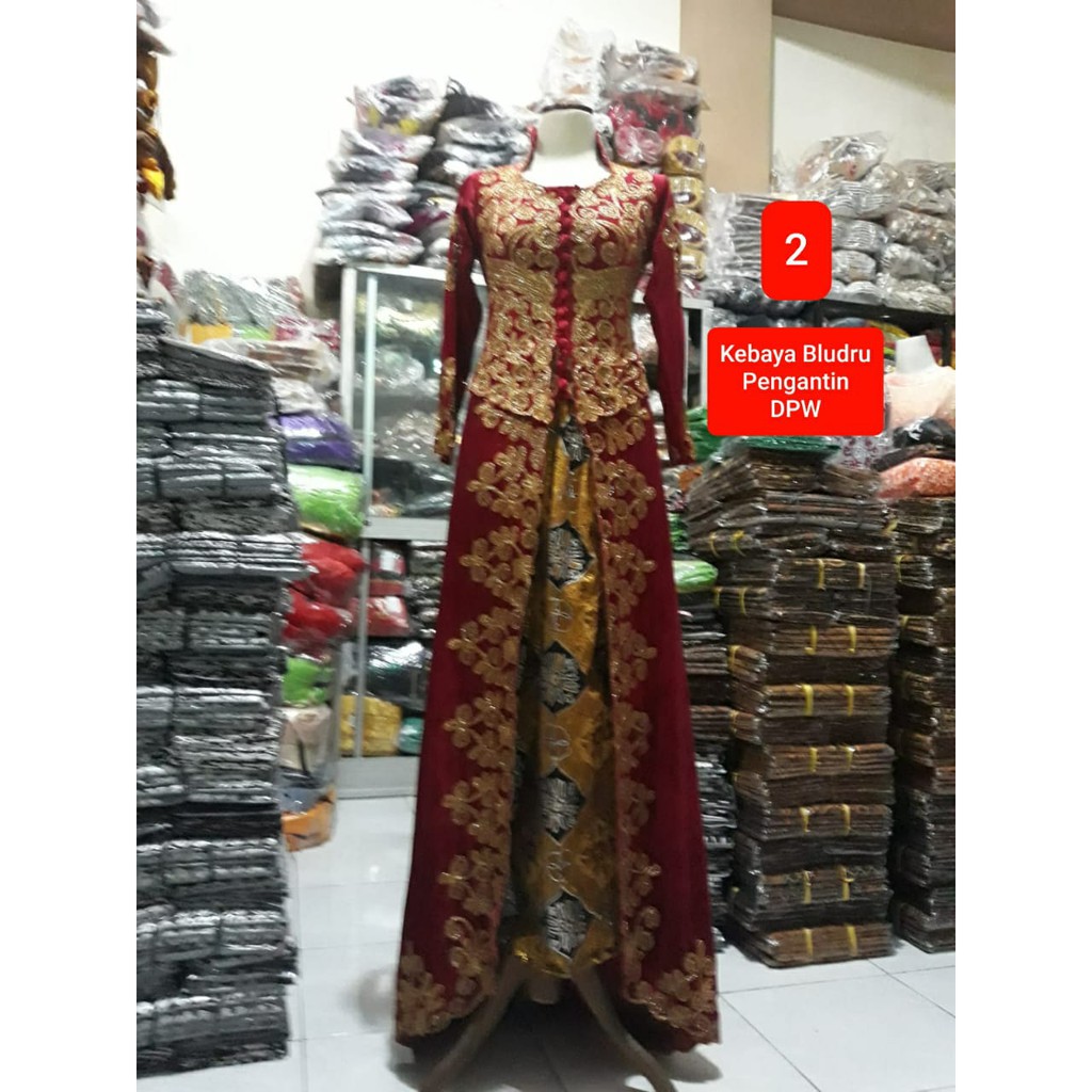 Kebaya Pengantin Bludru