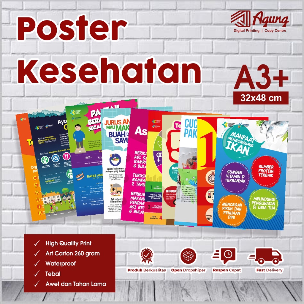 Jual Poster Kesehatan Versi B | Shopee Indonesia