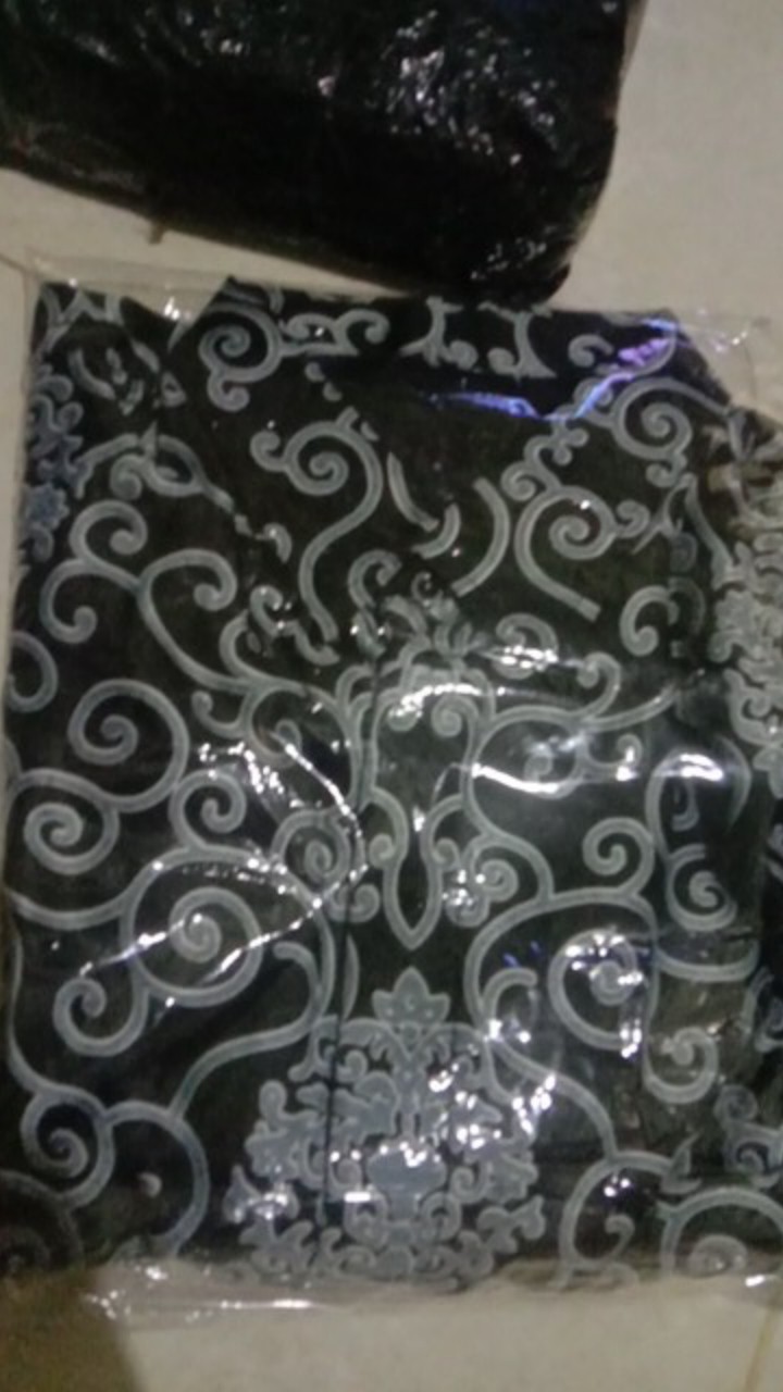 Kemeja Batik Semi Sutra Silky Premium Pria Lengan Panjang Puring Istimewa