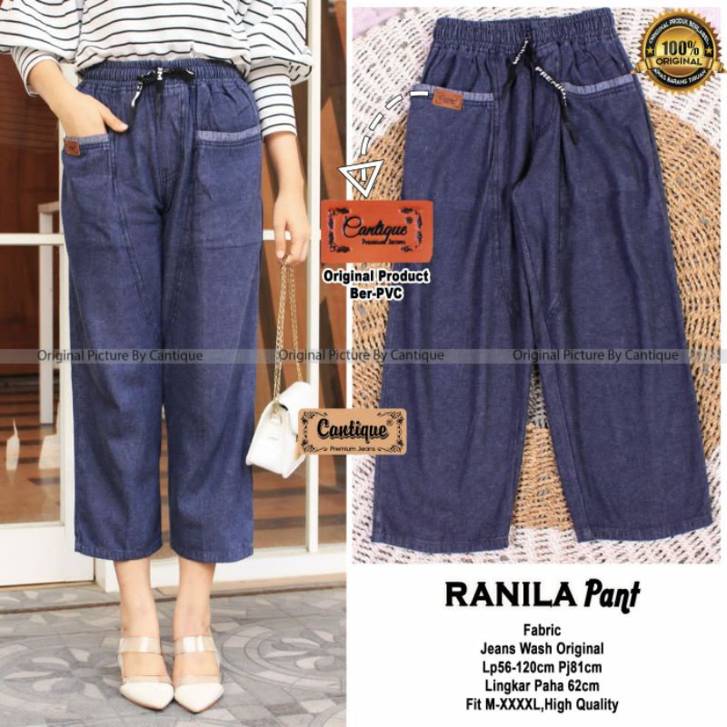 Celana jeans wanita / Ranilla pant by cantique / Celana wanita