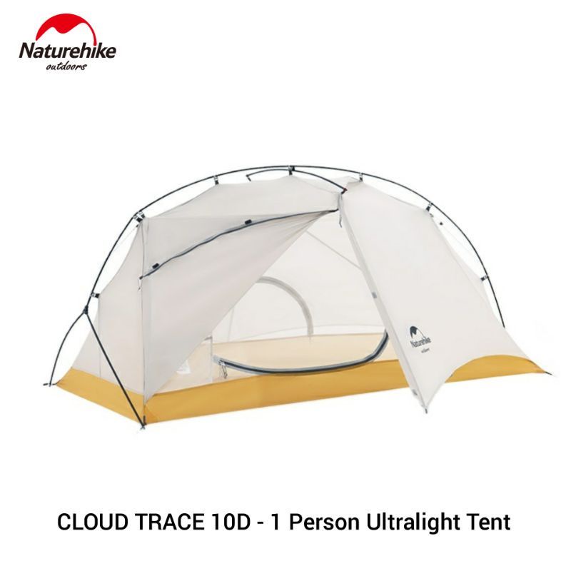 TENDA CLOUD TRACE 10D 1 PERSON NATUREHIKE NH21ZP003 TENDA ULTRALIGHT WATERPROOF ANTI UV EXTERNAL HAN