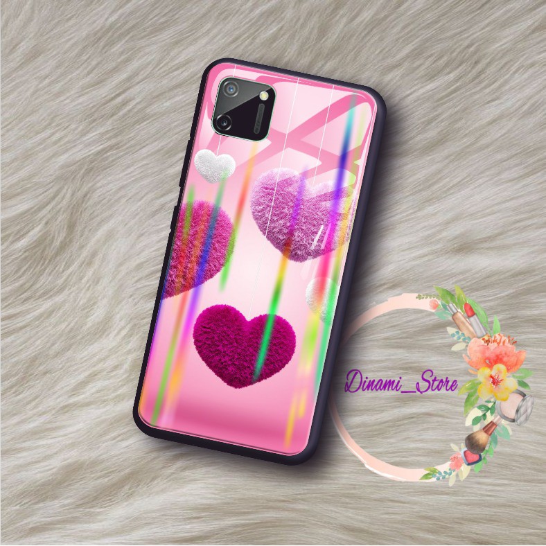 Back Case Glass Aurora Love wallpaper Vivo Y91 Y17 Y12 Y15 Y93 Y95 Y81 Y83 Y71 Y53 y20 Y30 Y50DST436