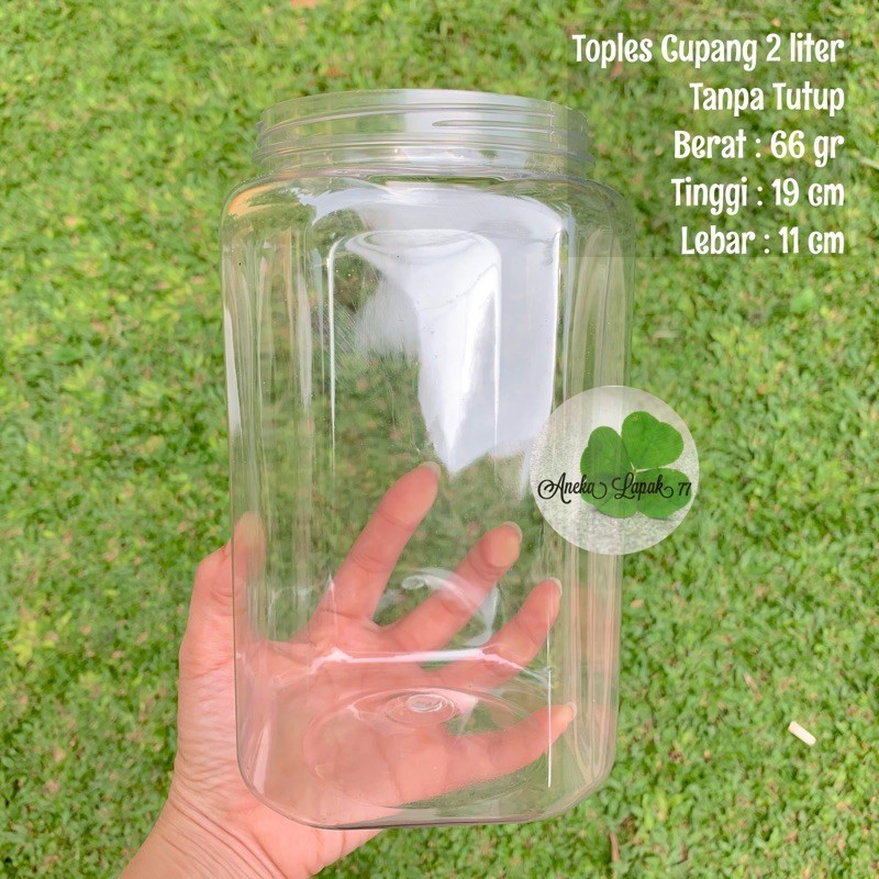 Toples 2 liter jar 2 liter toples murah toples cupang 2 liter toples ikan cupang