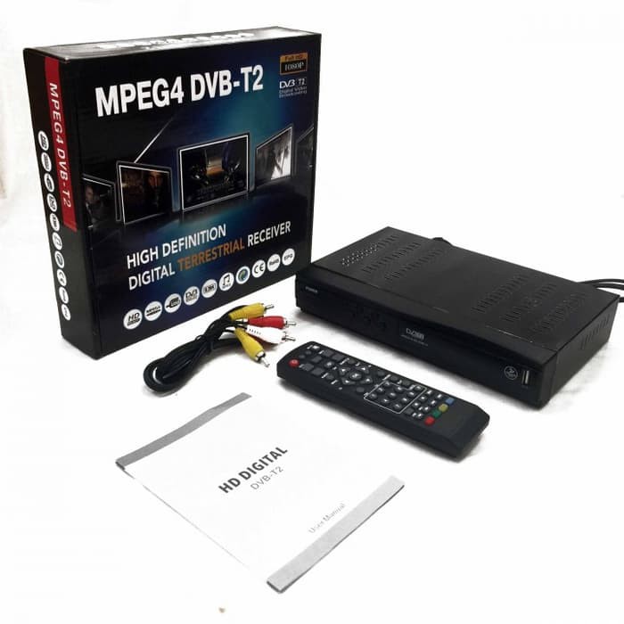 Ready Stok MPEG4 DVB T 2 Set Top Box TV Receiver Media Player Limited