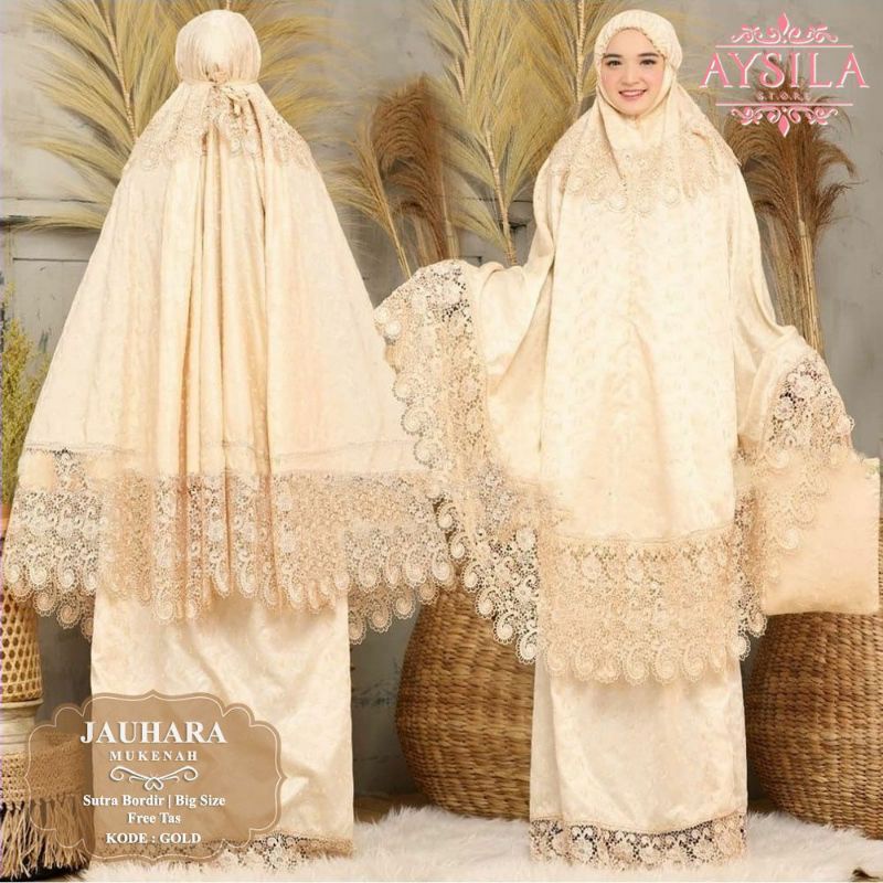 Prada Mukena / Jauhara Mukena / Mukena Sutra Mewah