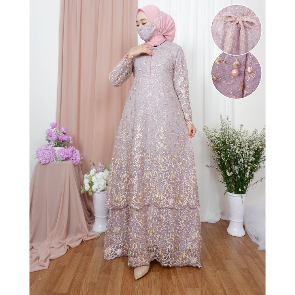 Gamis Kebaya Modern / Kebaya Modern / Kebaya Busui / Gamis Pesta Mewah / Kebaya Gamis / Gamis Busui