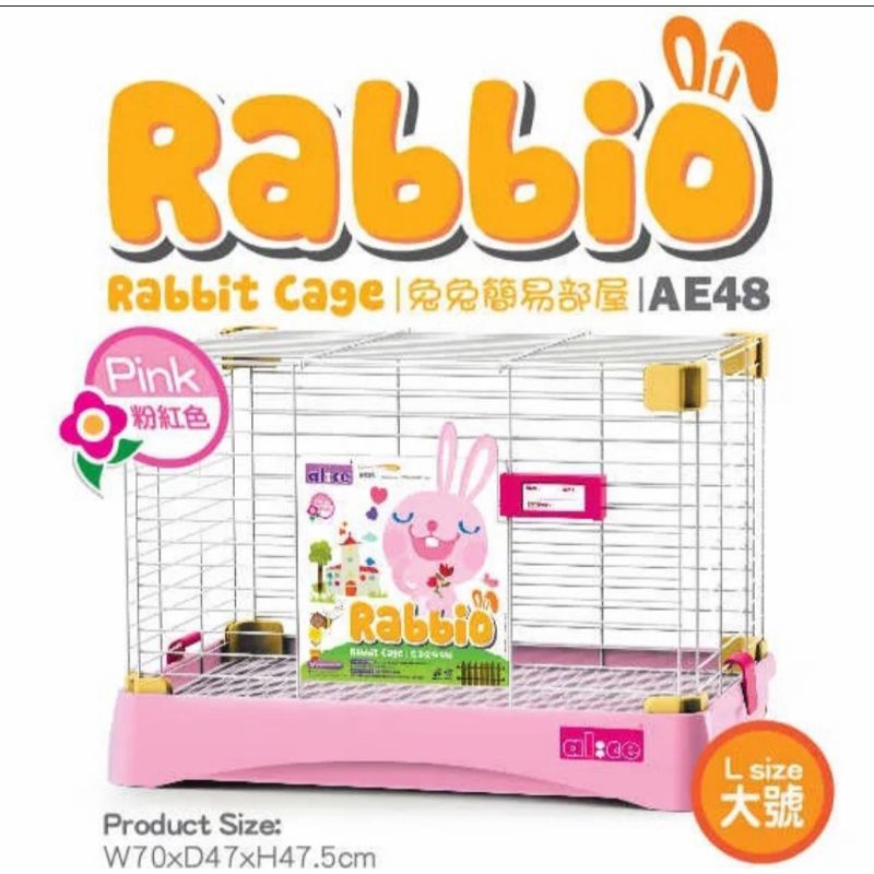 Kandang Kelinci Alice Rabbit Bunny Deluxe Room L AE48