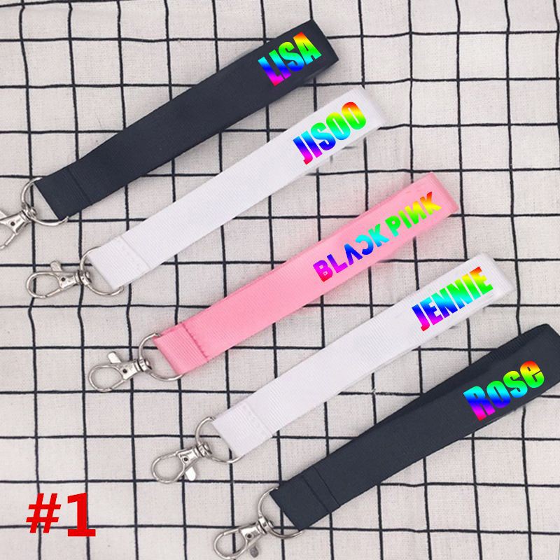 KPOP BLACKPINK Keychain Keyring Beautiful Cellphone Holder Strap Lanyard