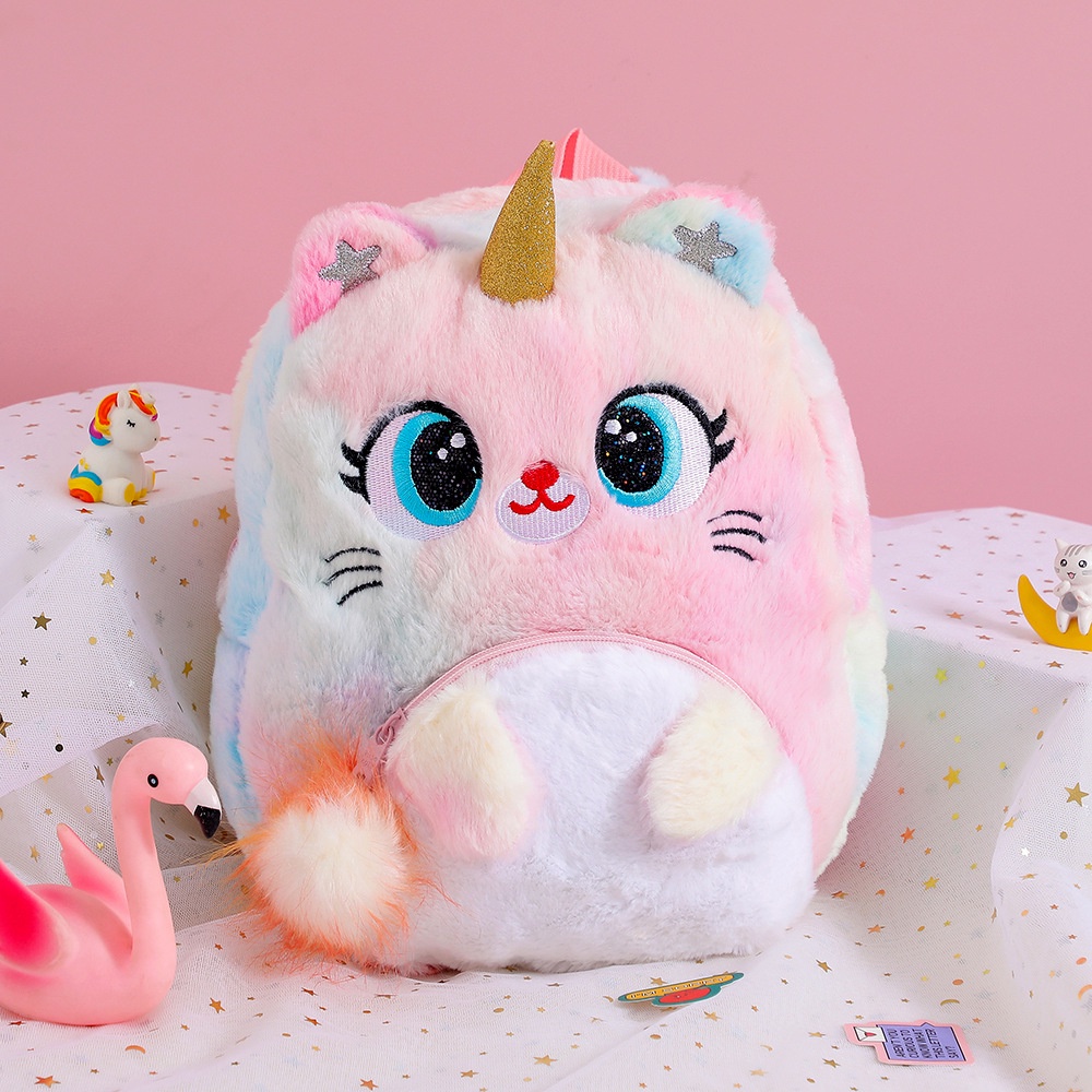 Tas ransel bulu unicorn anak TK paud tas Kitty kucing Unicorn Tas Blingberry Original Tas Blingberry Kado anak perempuan berkualitas ransel motif kucing ransel unicorn kado ultah anak murah