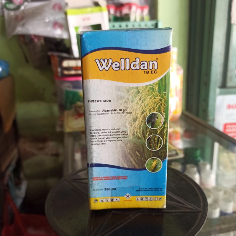 INSEKTISIDA WELLDAN 18 EC 250 ML PENGENDALI THRIPS ABAMEKTIN 18