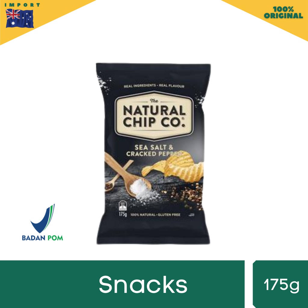 

Natural Chips Co Australian Snacks 175 gr - Keripik Kentang khas Australia